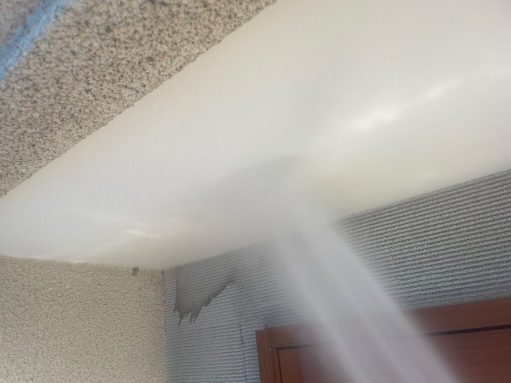 軒天高圧ジェット洗浄