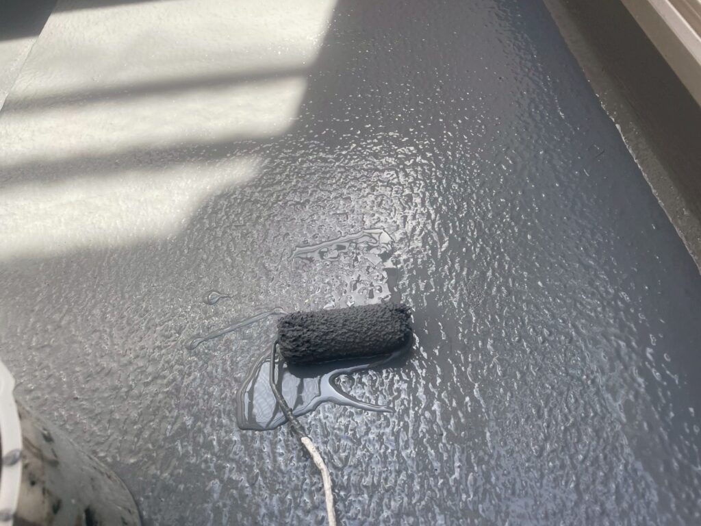 トップコート上塗り