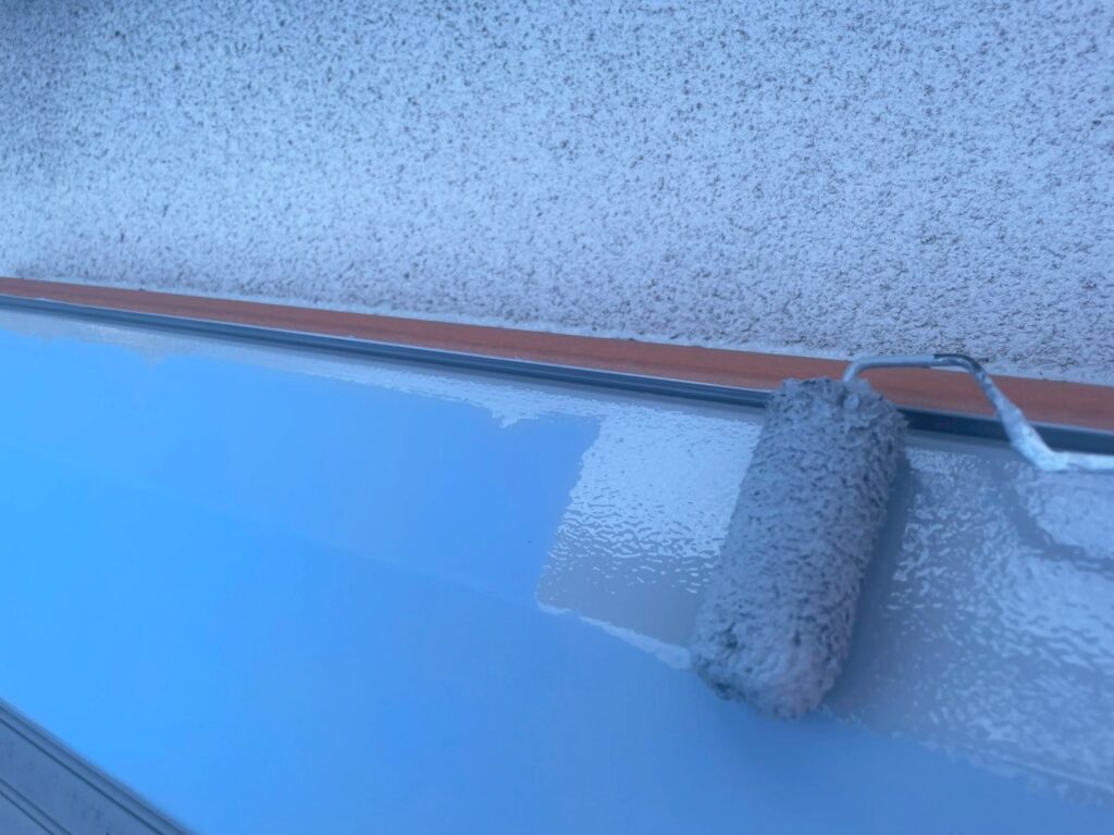 シャッターＢＯＸ仕上げ１回目