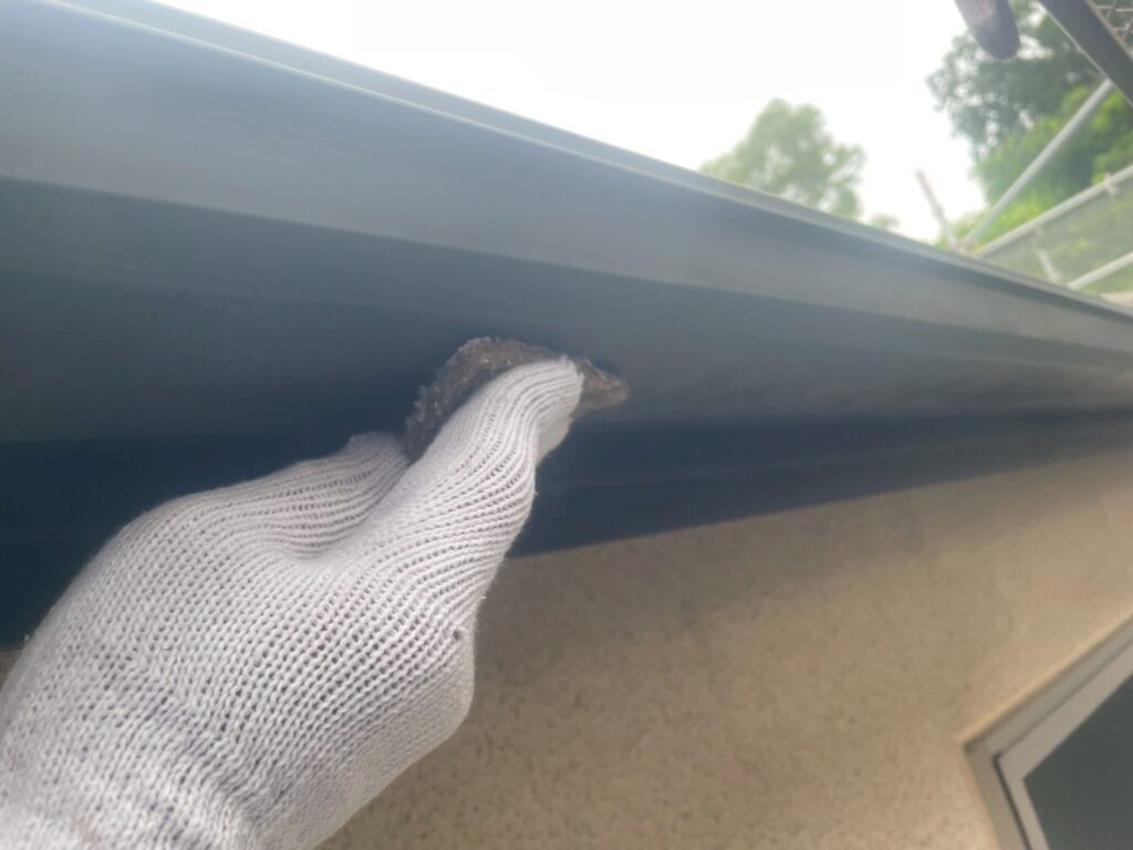 雨樋（軒）素地調整