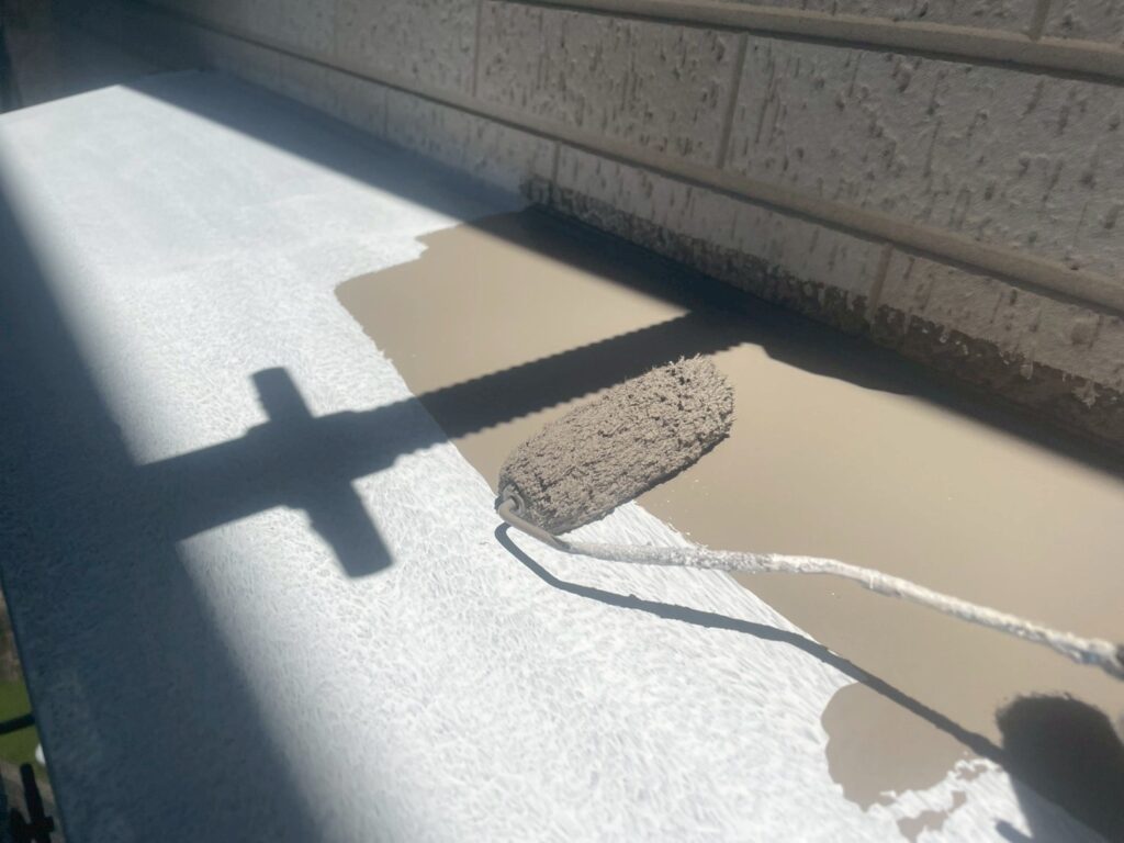 出窓鈑金仕上げ１回目