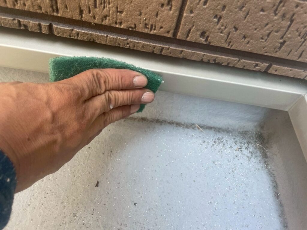 水切り素地調整