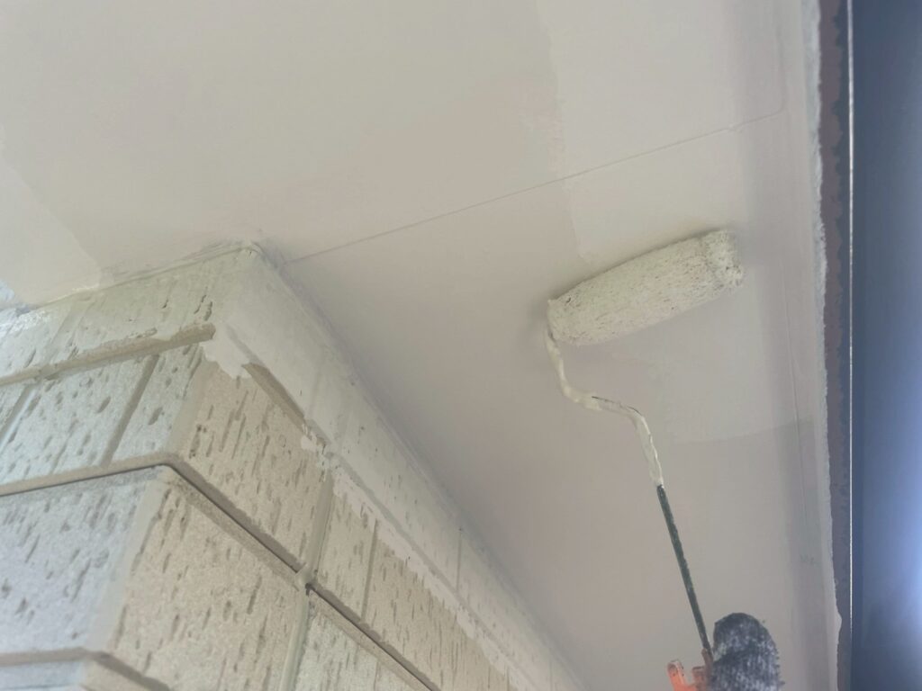 軒天仕上げ１回目