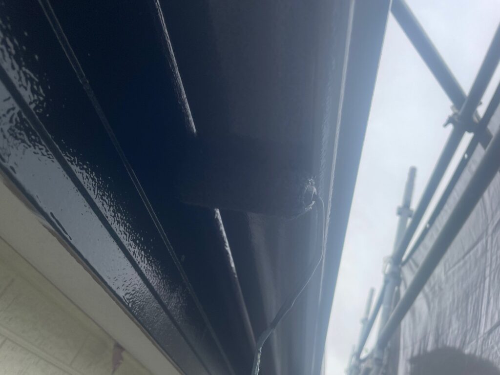 軒樋仕上げ２回目