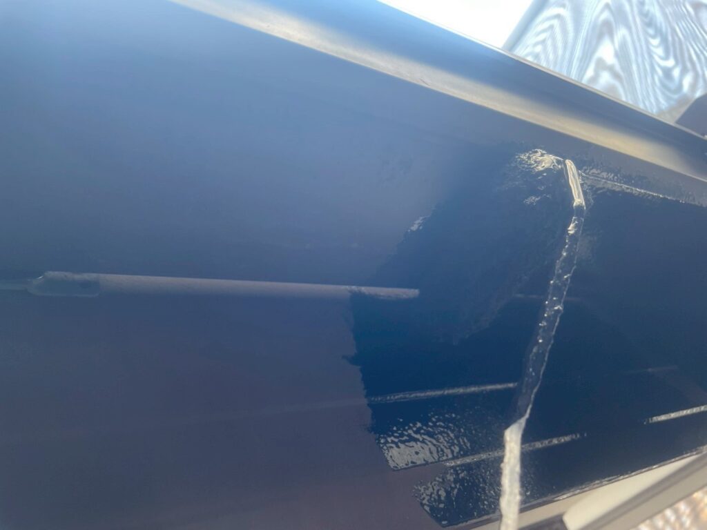 軒樋仕上げ１回目