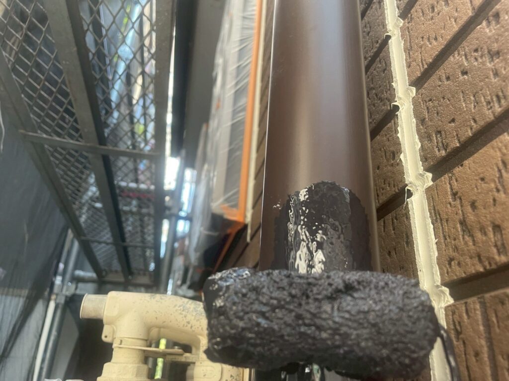 雨樋仕上げ１回目