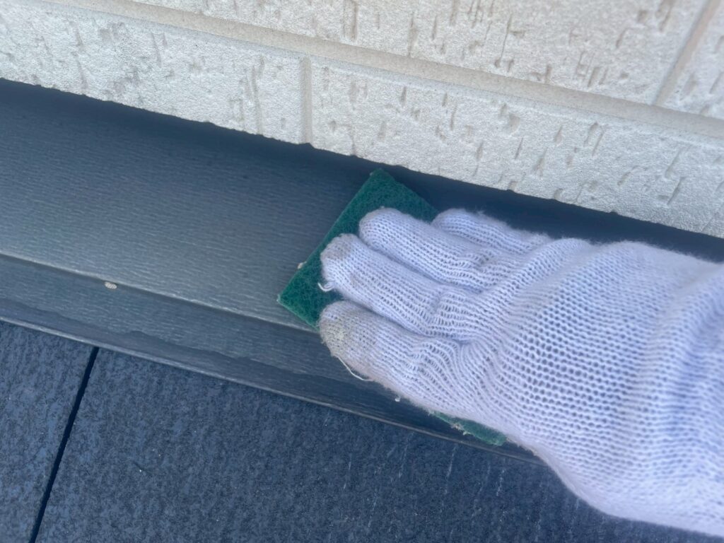 屋根板金素地調整