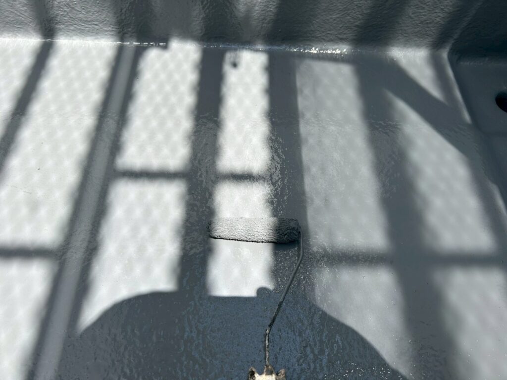 トップコート上塗り