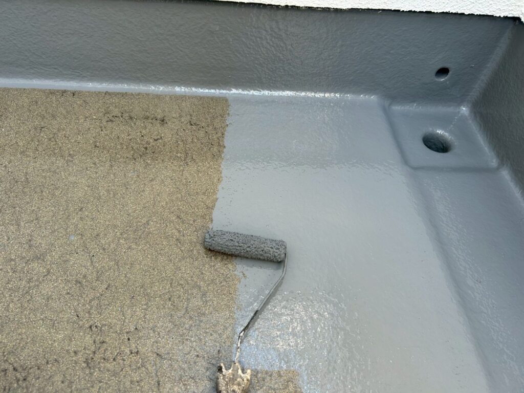 トップコート中塗り