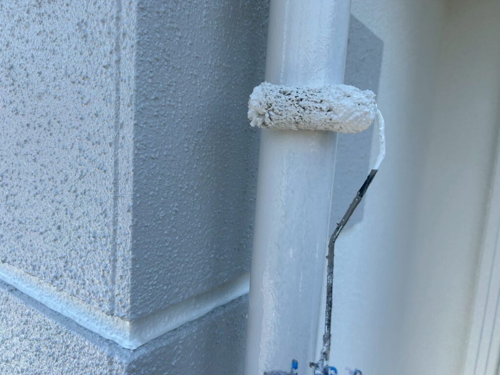 雨樋仕上げ２回目