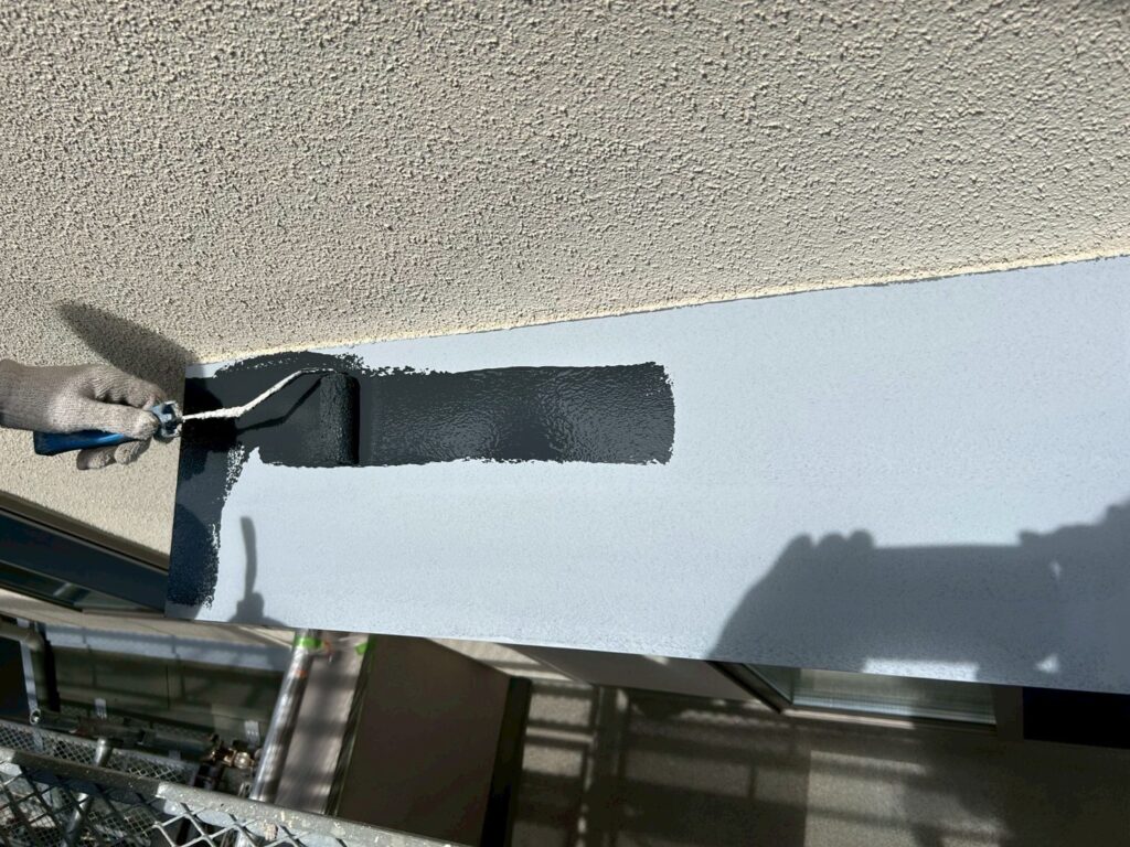 出窓板金仕上げ１回目