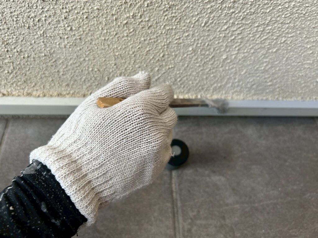 水切りさび止め塗布