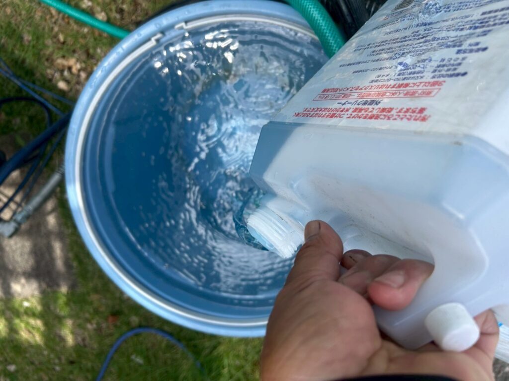 バイオ液注入/撹拌