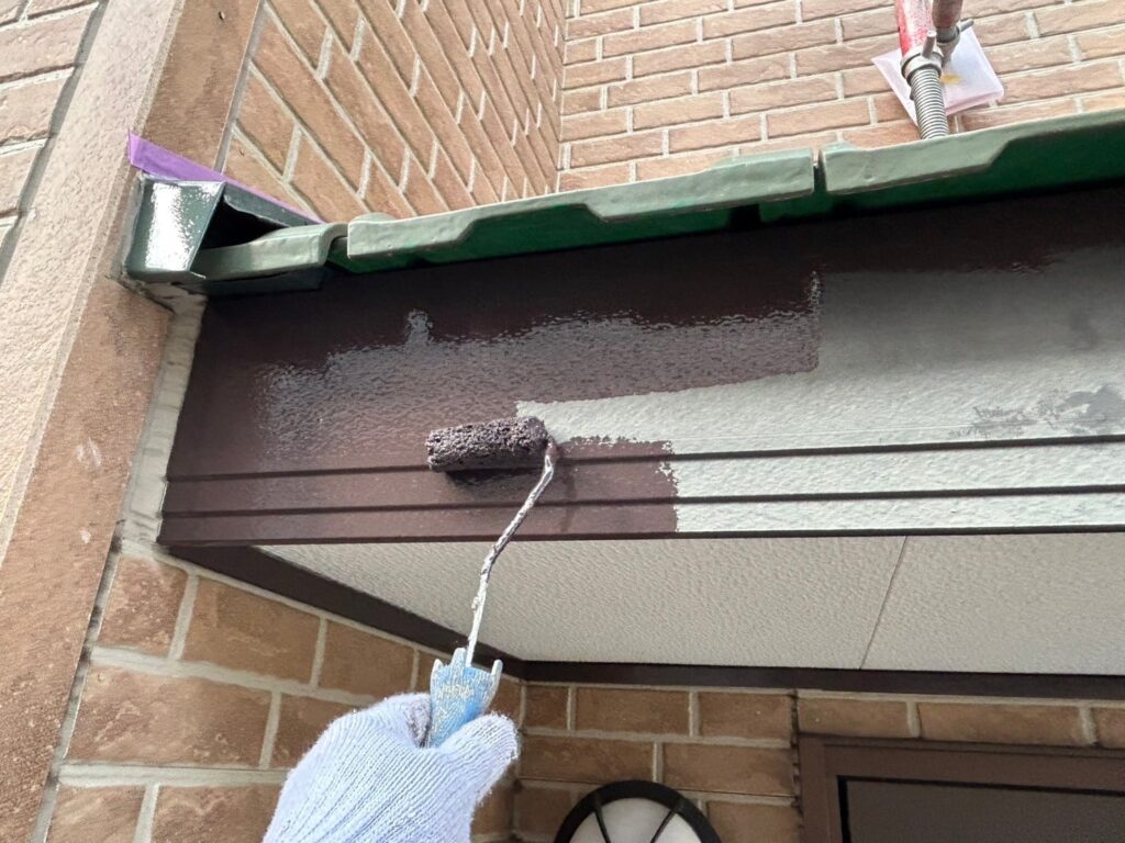 破風板仕上げ１回目