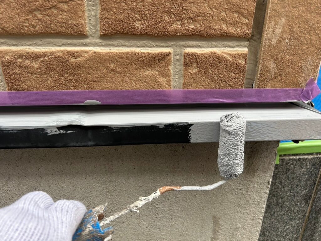 水切りさび止め塗布