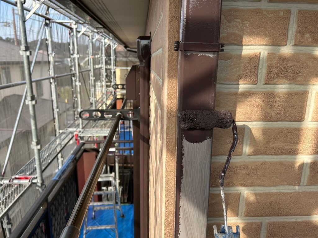 雨樋仕上げ１回目