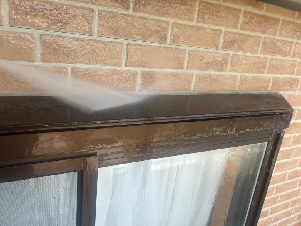 板金部高圧ジェット洗浄