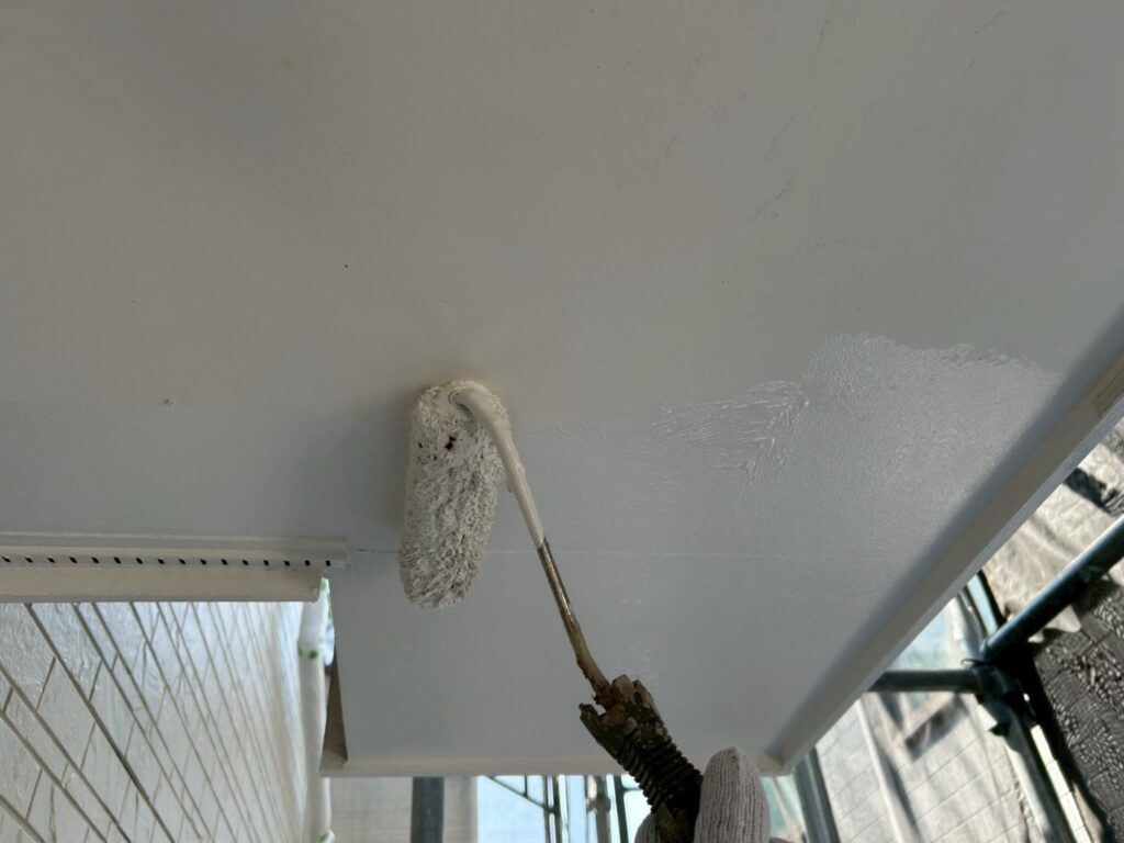 軒天仕上げ１回目