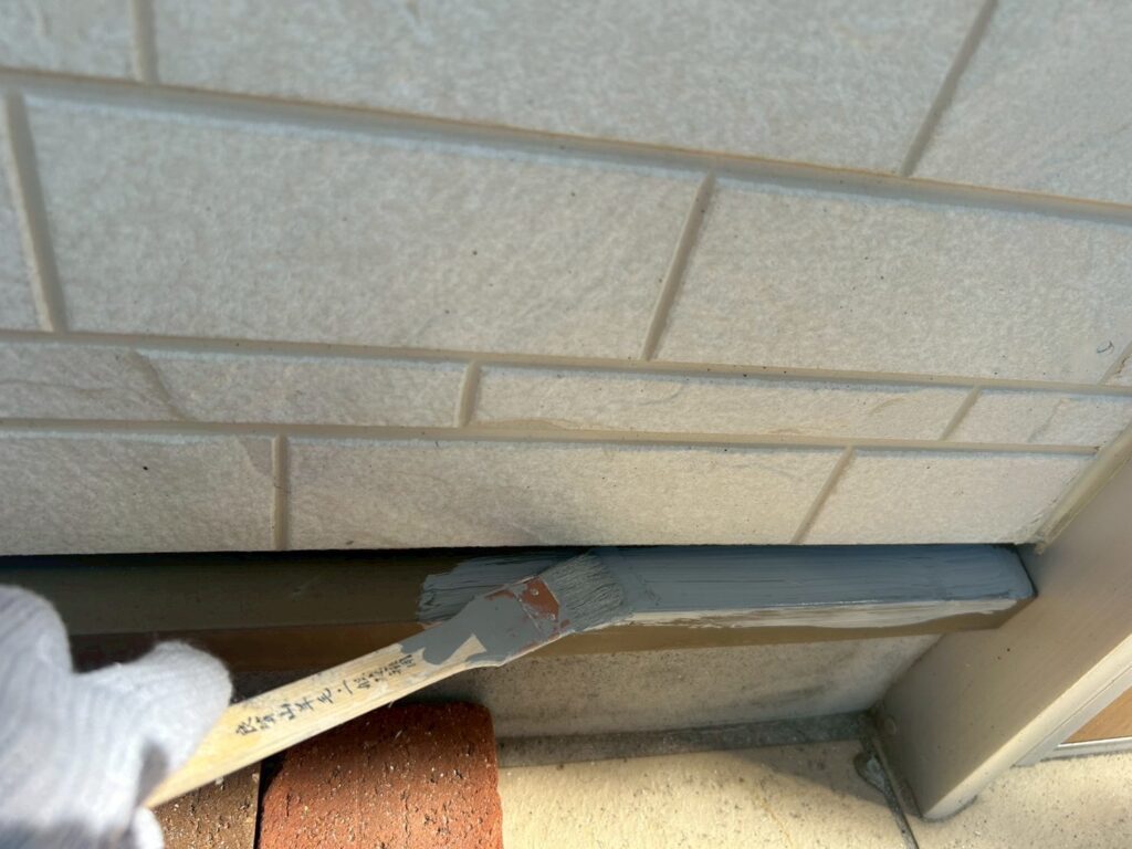 水切りさび止め塗布