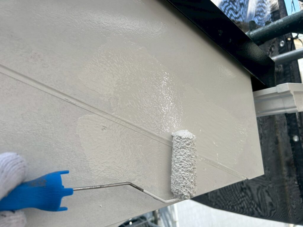 破風板仕上げ2回目