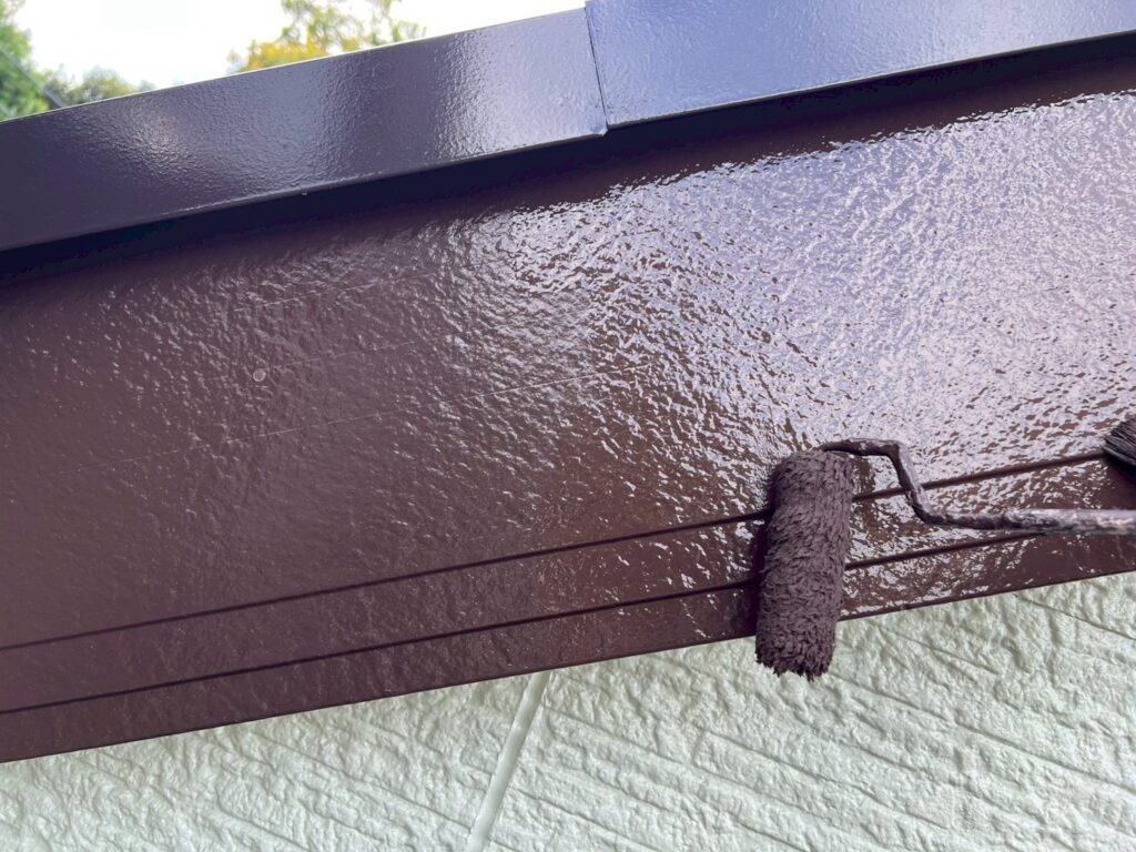 破風板仕上げ２回目