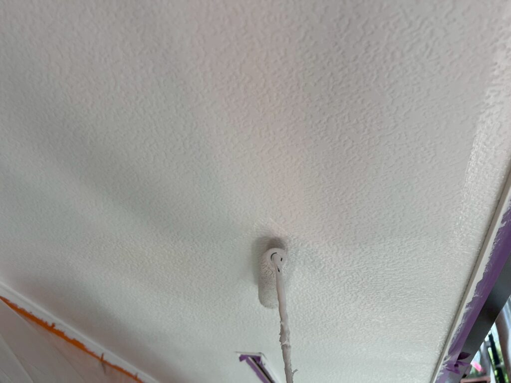 軒天仕上げ２回目