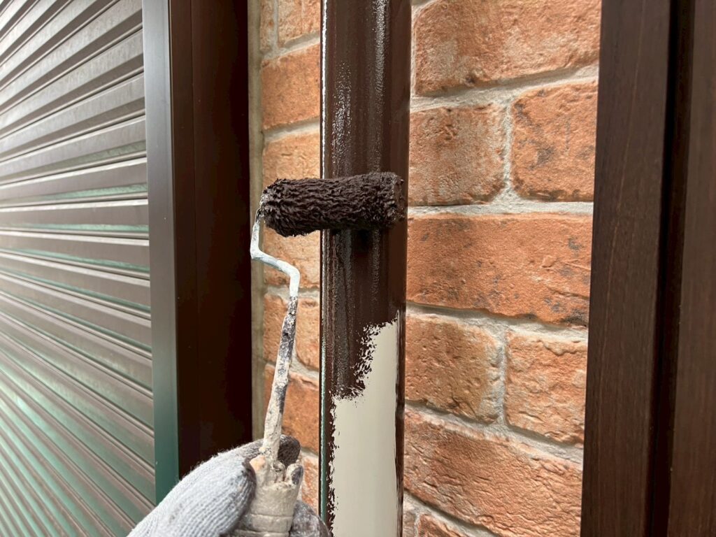 雨樋仕上げ１回目