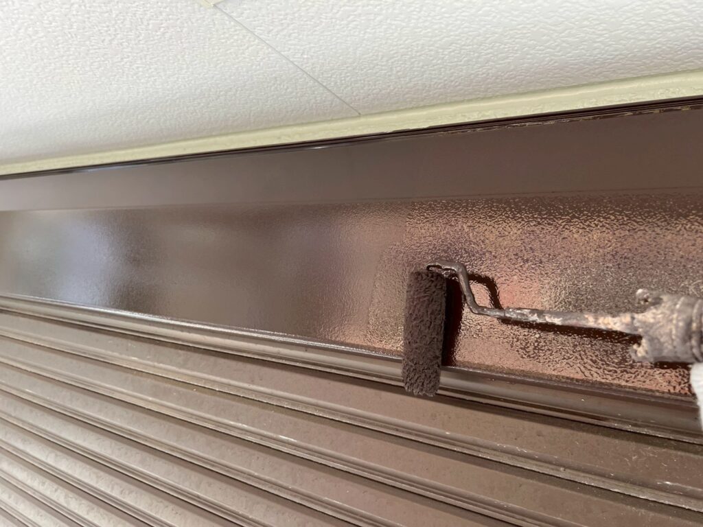 シャッターＢＯＸ仕上げ２回目