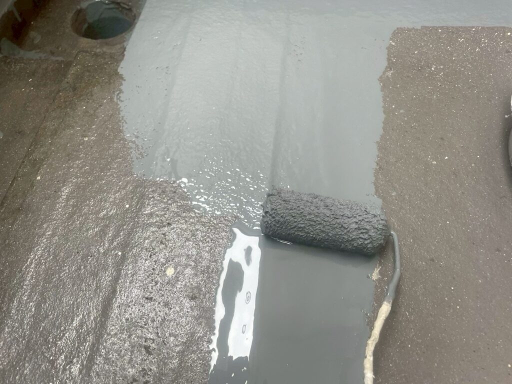 トップコート中塗り