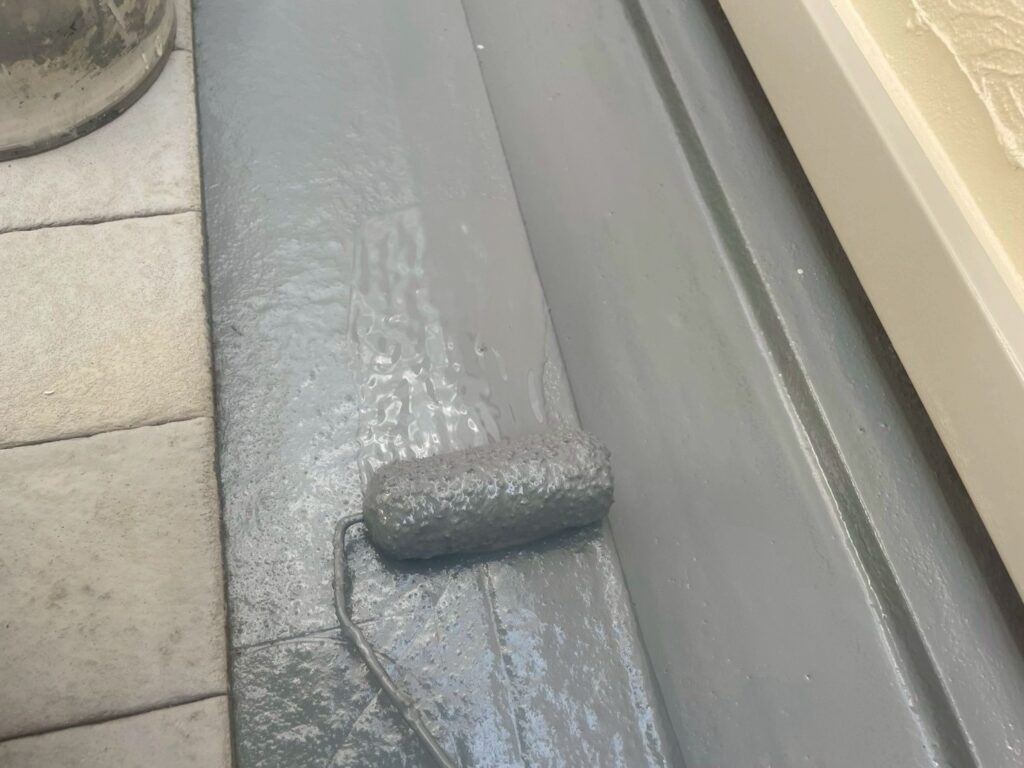 トップコート上塗り