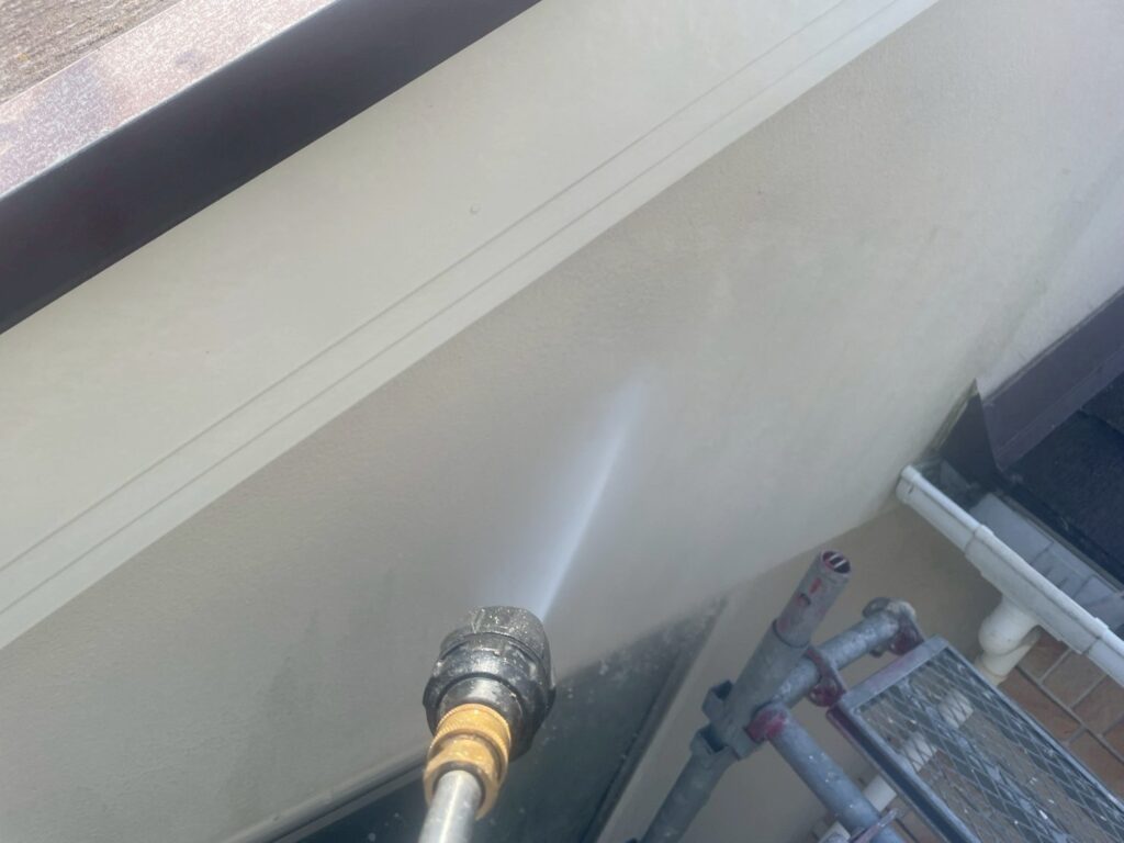 壁高圧ジェット洗浄