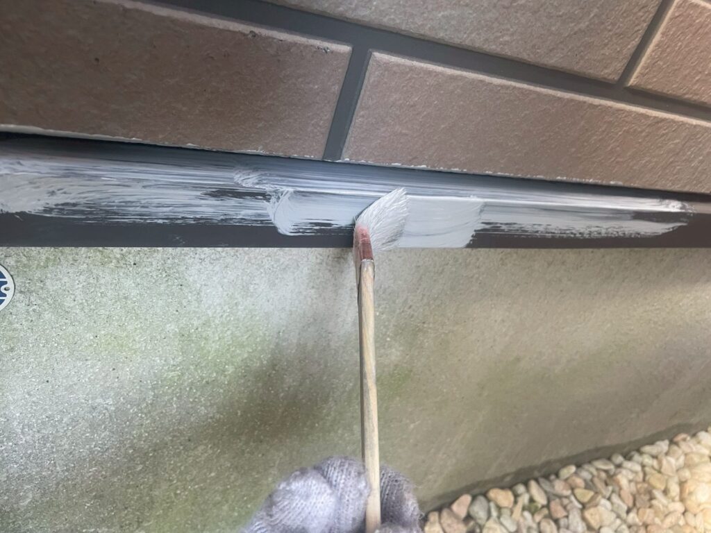 水切りさび止め塗布