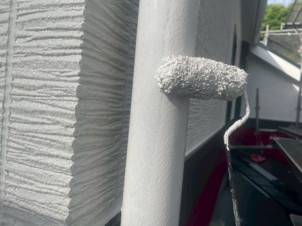 雨樋仕上げ２回目