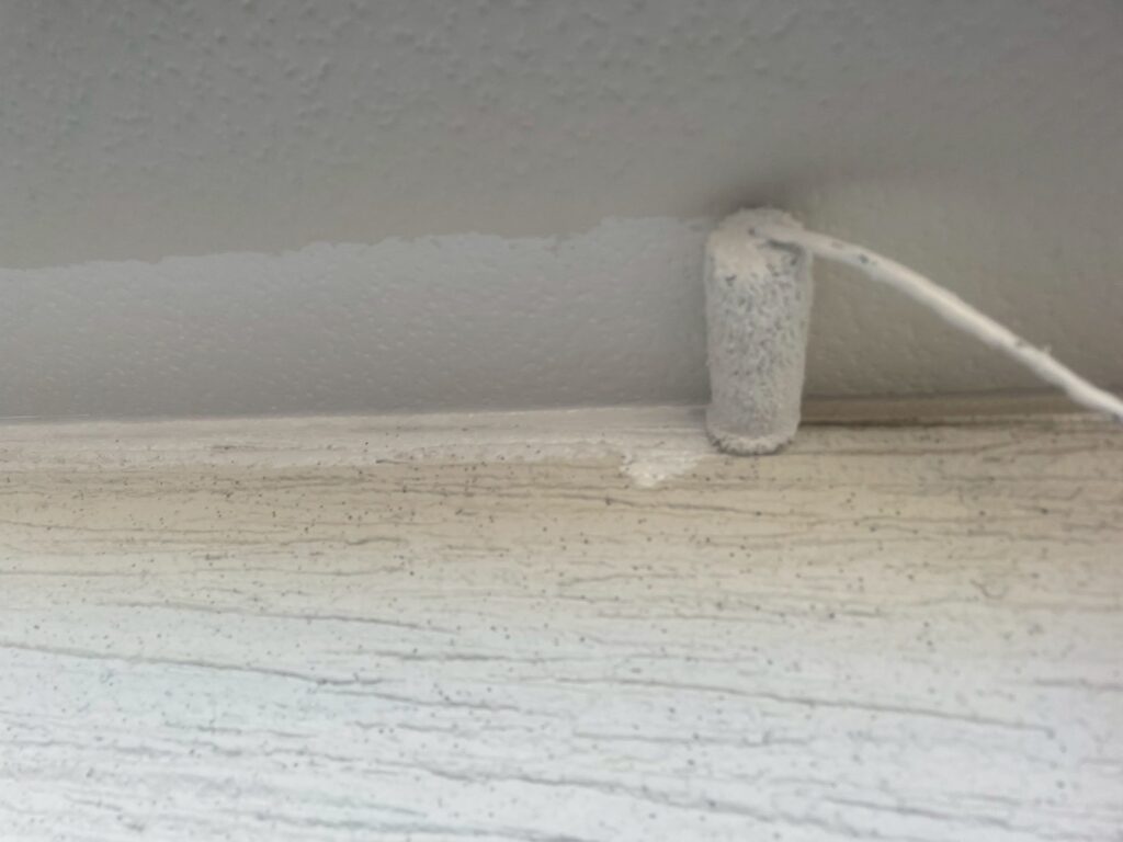 軒天仕上げ１回目