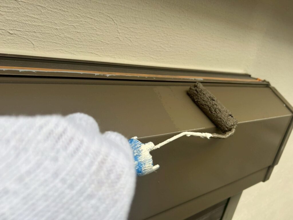 シャッターＢＯＸ仕上げ２回目