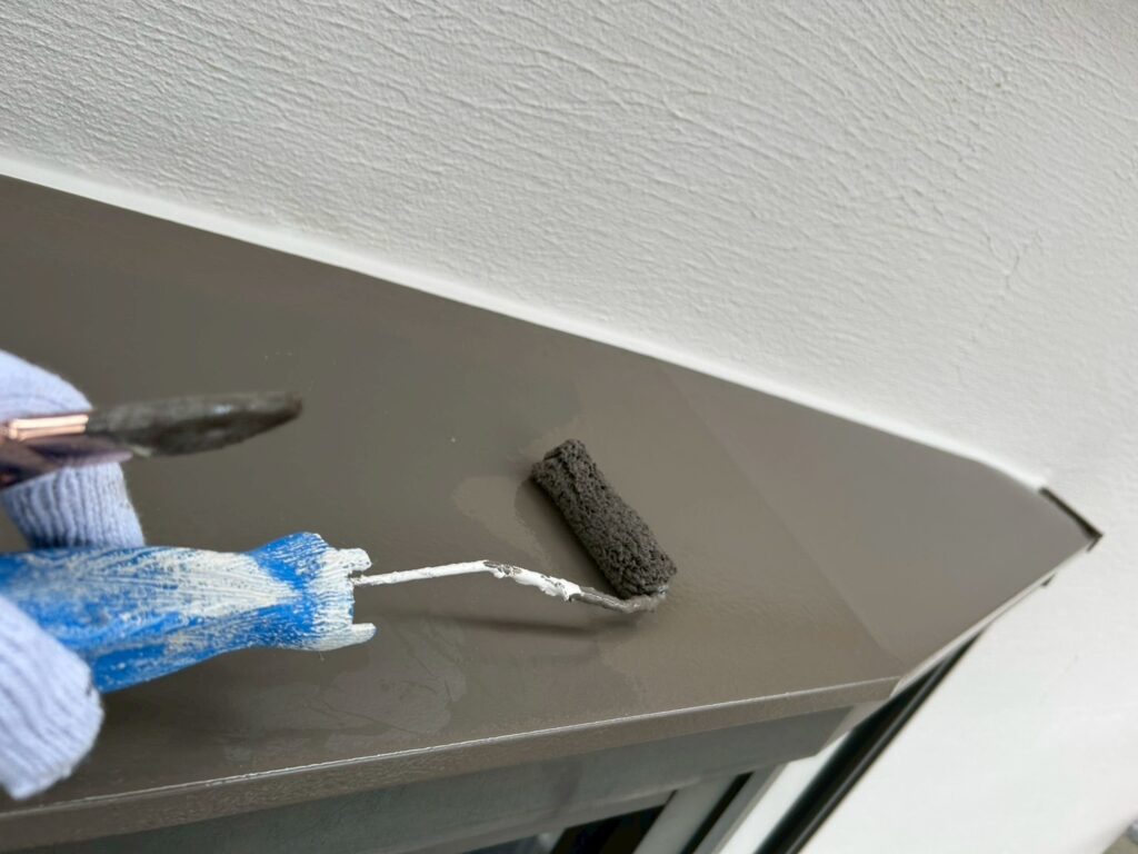 出窓板金仕上げ2回目