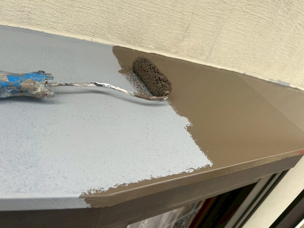 出窓板金仕上げ1回目