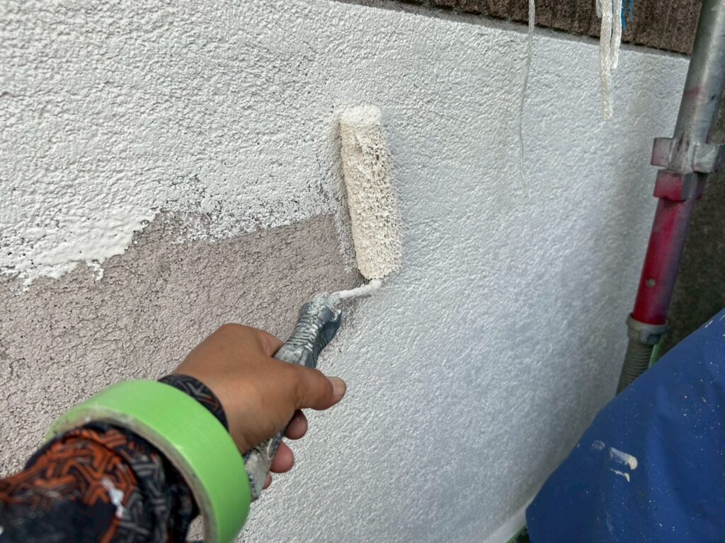 擁壁仕上げ１回目