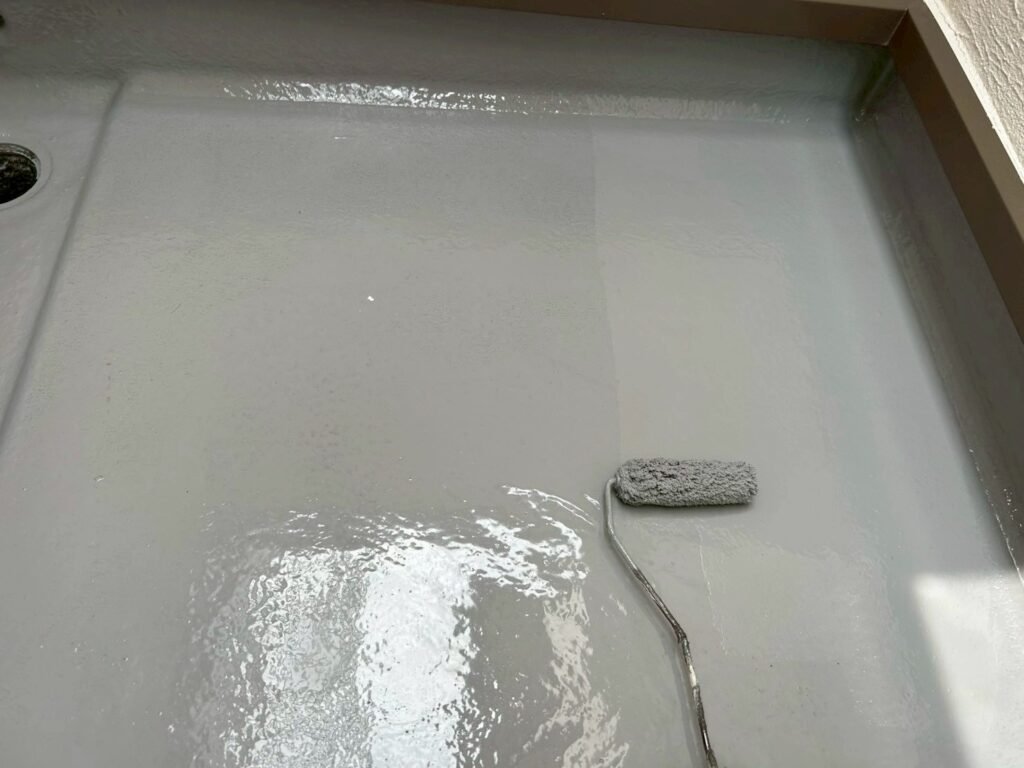 トップコート上塗り