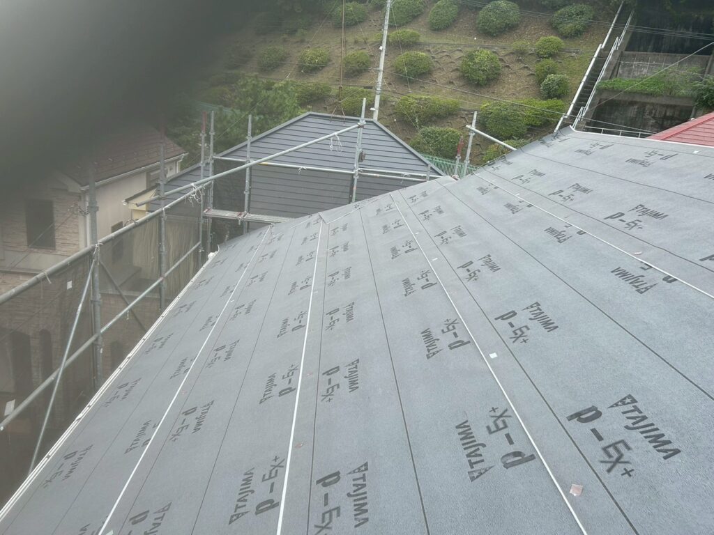 ルーフィング設置