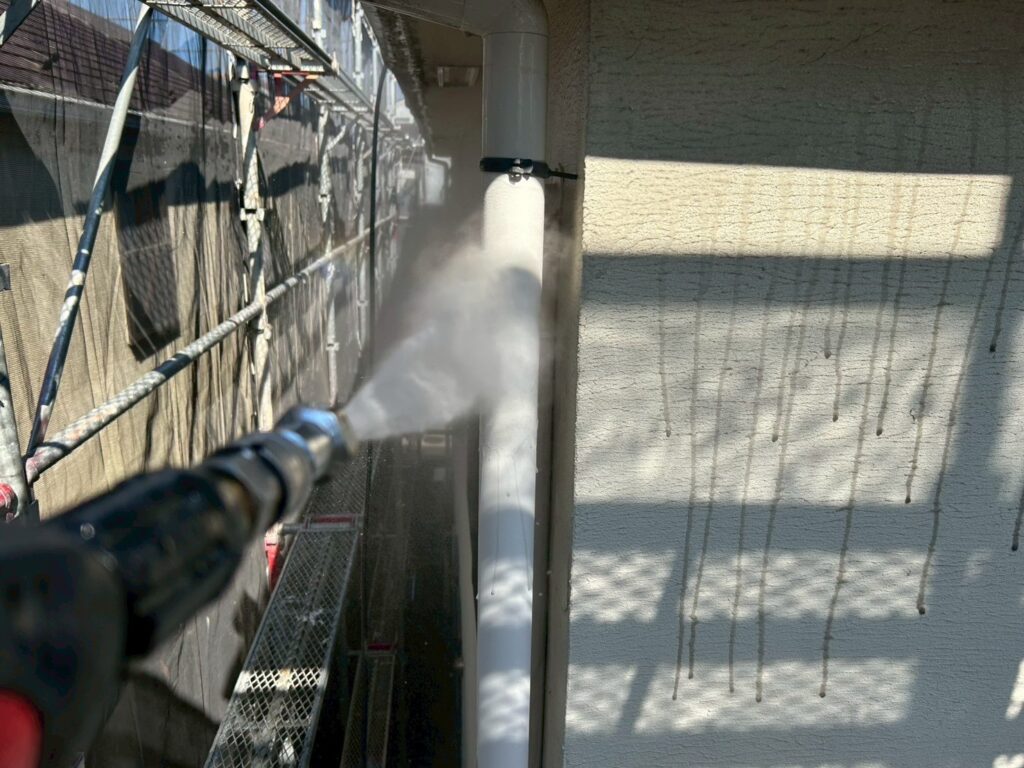 雨どい高圧ジェット洗浄