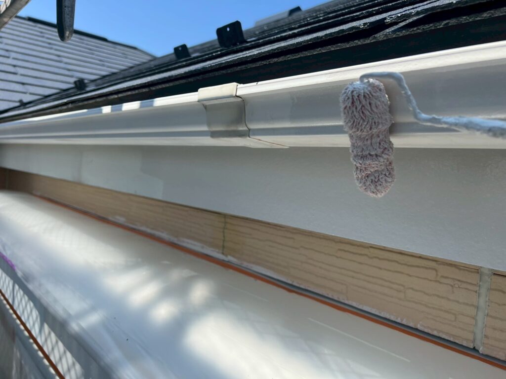 軒樋仕上げ１回目