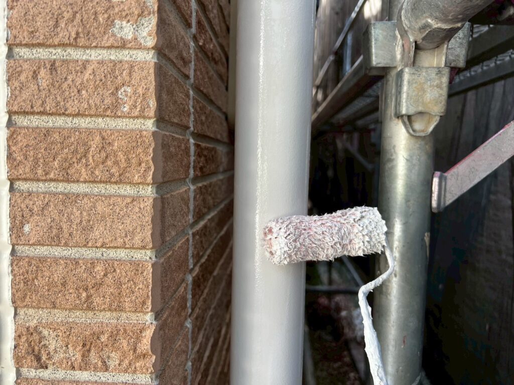 雨樋仕上げ１回目