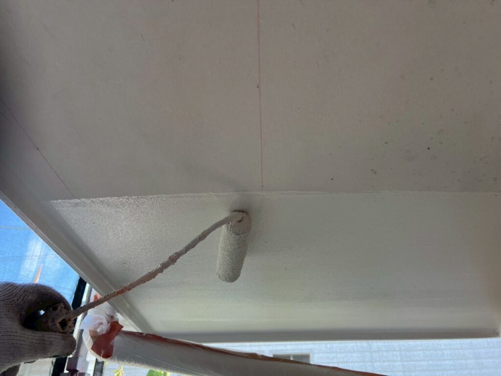 軒天仕上げ１回目