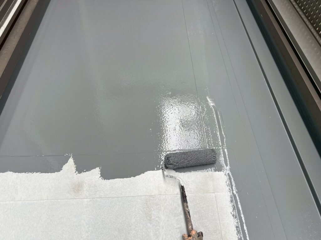 トップコート中塗り