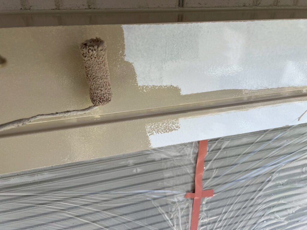 シャッターＢＯＸ仕上げ１回目