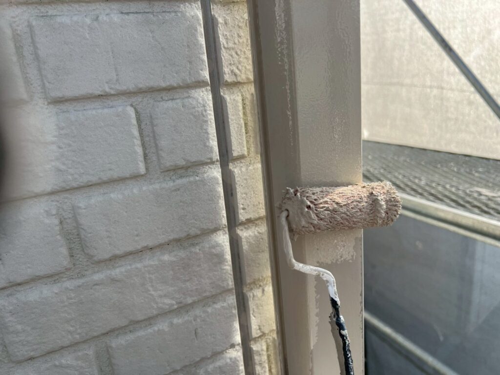 竪樋仕上げ1回目