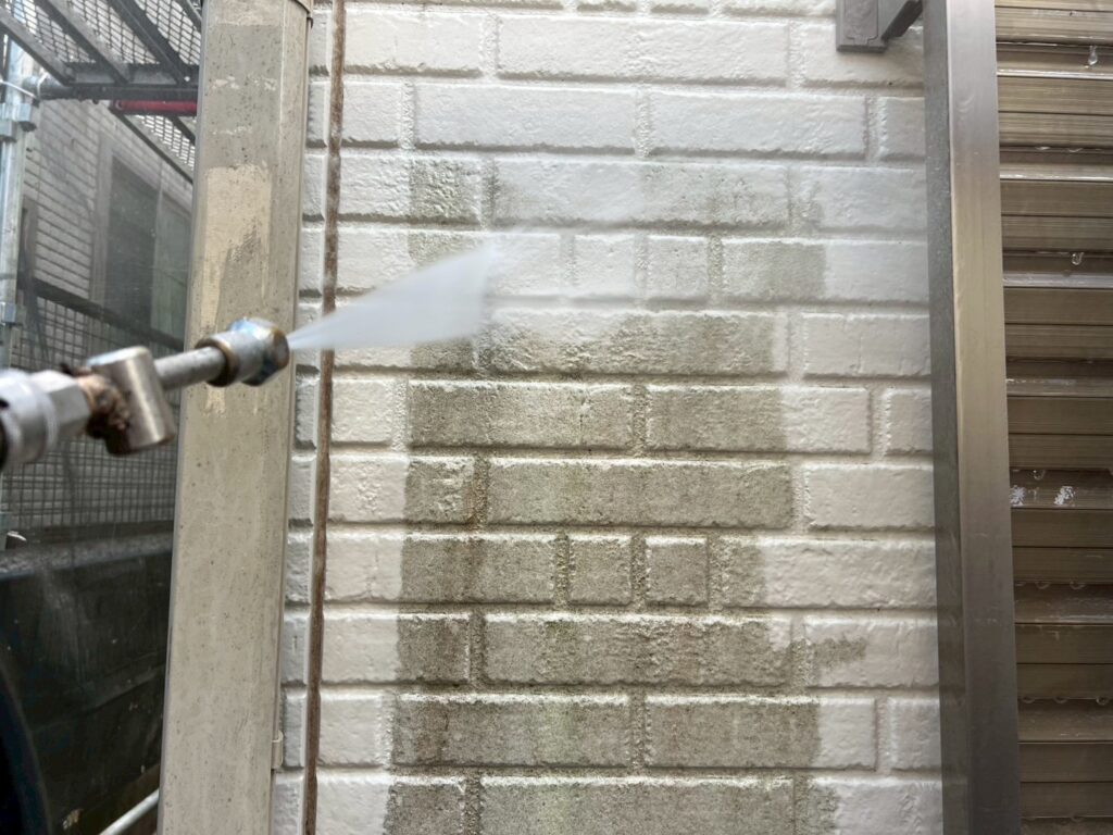 壁高圧ジェット洗浄