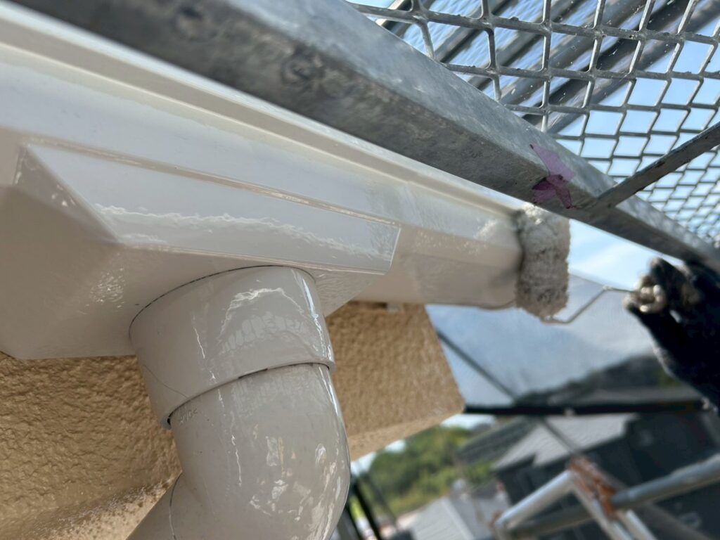 軒樋仕上げ２回目