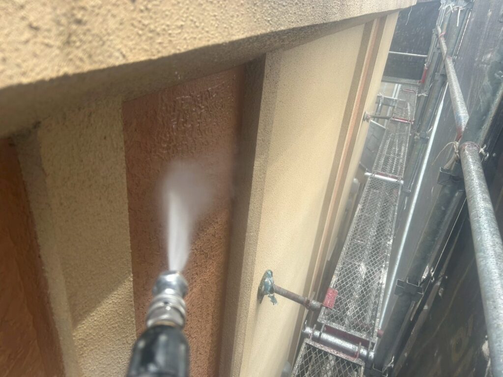 壁高圧ジェット洗浄